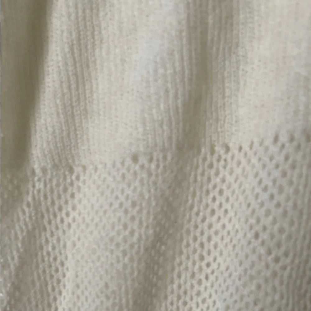 Skies Are Blue White Crewneck Lightweight Pullover‎ Sweater M